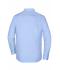 Men Men's Plain Shirt Light-blue/navy-white 8056