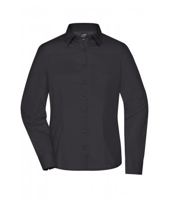 Donna Ladies' Business Shirt Longsleeve Black 8388