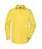 Herren Men's Business Shirt Long-Sleeved Yellow 8389