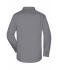 Uomo Men's Business Shirt Long-Sleeved Steel 8389