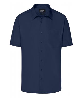 Uomo Men's Business Shirt Shortsleeve Navy 8391