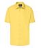 Uomo Men's Business Shirt Shortsleeve Yellow 8391
