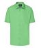 Uomo Men's Business Shirt Shortsleeve Lime-green 8391