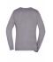 Donna Ladies' V-Neck Pullover Grey-heather 8059