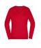 Donna Ladies' V-Neck Pullover Red 8059