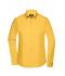 Damen Ladies' Shirt Longsleeve Poplin Yellow 8504