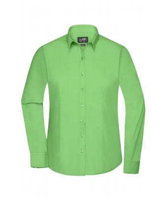 Donna Ladies' Shirt Longsleeve Poplin Lime-green 8504