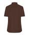 Donna Ladies' Shirt Shortsleeve Poplin Brown 8506