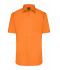 Uomo Men's Shirt Shortsleeve Poplin Orange 8507