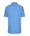 Uomo Men's Shirt Shortsleeve Poplin Aqua 8507