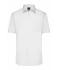 Uomo Men's Shirt Shortsleeve Poplin White 8507