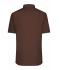 Uomo Men's Shirt Shortsleeve Poplin Brown 8507
