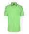 Uomo Men's Shirt Shortsleeve Poplin Lime-green 8507