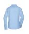 Donna Ladies' Shirt Longsleeve Micro-Twill Light-blue 8563