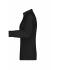 Donna Ladies' Shirt Longsleeve Micro-Twill Black 8563