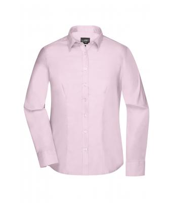 Damen Ladies' Shirt Longsleeve Micro-Twill Light-pink 8563