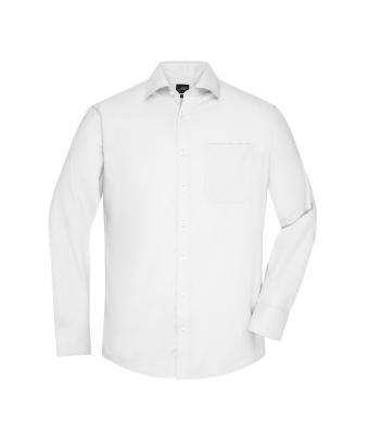 Uomo Men's Shirt Longsleeve Micro-Twill White 8564