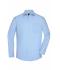 Herren Men's Shirt Longsleeve Micro-Twill Light-blue 8564