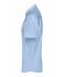 Donna Ladies' Shirt Shortsleeve Micro-Twill Light-blue 8565