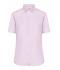 Damen Ladies' Shirt Shortsleeve Micro-Twill Light-pink 8565