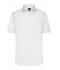 Men Men's Shirt Shortsleeve Micro-Twill White 8566