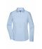 Donna Ladies' Shirt Longsleeve Oxford Light-blue 8567