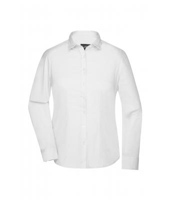 Donna Ladies' Shirt Longsleeve Oxford White 8567
