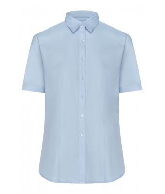 Donna Ladies' Shirt Shortsleeve Oxford Light-blue 8569