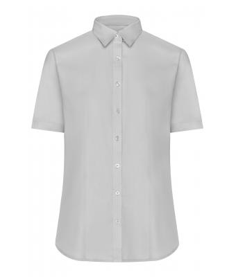 Donna Ladies' Shirt Shortsleeve Oxford Silver 8569
