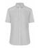 Donna Ladies' Shirt Shortsleeve Oxford Silver 8569