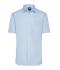 Herren Men's Shirt Shortsleeve Oxford Light-blue 8570