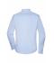 Herren Men's Shirt Longsleeve Herringbone Light-blue 8572