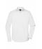 Men Men's Shirt Longsleeve Herringbone White 8572
