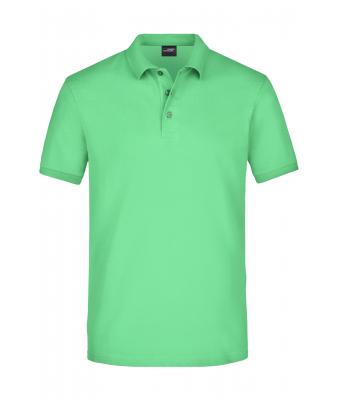 Men Men's Elastic Polo Piqué Lime-green 8384