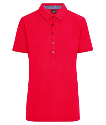 Donna Ladies' Polo Red/blue-white 8423