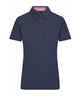 Donna Ladies' Traditional Polo Navy/red-white 8449