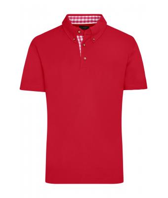 Uomo Men's Traditional Polo Red/red-white 8450
