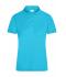 Femme Polo micro polyester femme Turquoise 8575