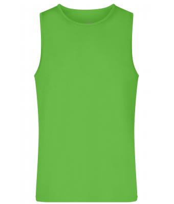 Men Men's Active Tanktop Lime-green 10556