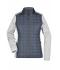 Donna Ladies' Knitted Hybrid Jacket Light-melange/anthracite-melange 10459