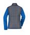 Donna Ladies' Knitted Hybrid Jacket Royal-melange/anthracite-melange 10459