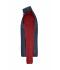 Uomo Men's Knitted Hybrid Jacket Red-melange/anthracite-melange 10460