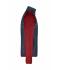 Uomo Men's Knitted Hybrid Jacket Red-melange/anthracite-melange 10460