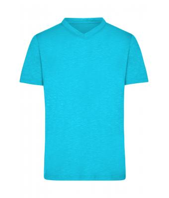 Uomo Men's Slub T-Shirt Turquoise 8589