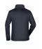 Herren Men's Knitted Fleece Jacket Dark-grey-melange/silver 8305
