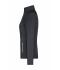 Donna Ladies' Stretchfleece Jacket Black/silver 8342