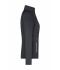 Damen Ladies' Stretchfleece Jacket Black/silver 8342