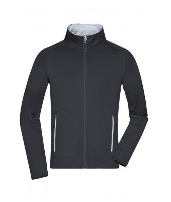 Uomo Men's Stretchfleece Jacket Black/silver 8343