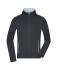 Herren Men's Stretchfleece Jacket Black/silver 8343