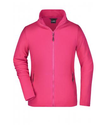 Damen Ladies' Basic Fleece Jacket Pink 8348